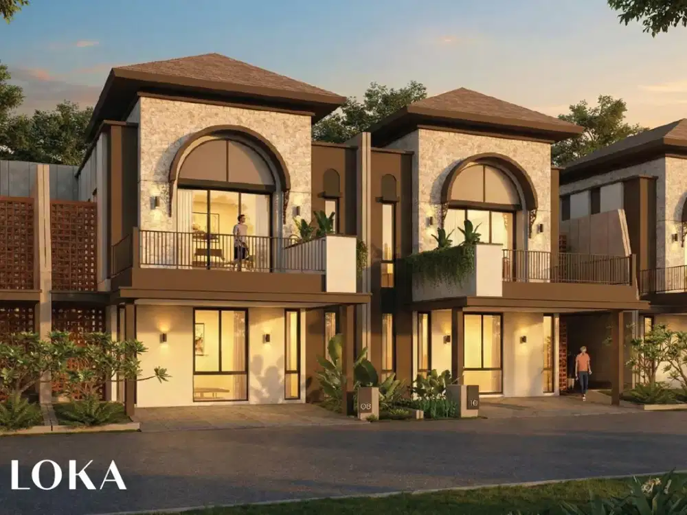 Rumah PIK 2 Pasir Putih Cluster Ubud Tipe Loka Ukuran 10x15 BISA KPR