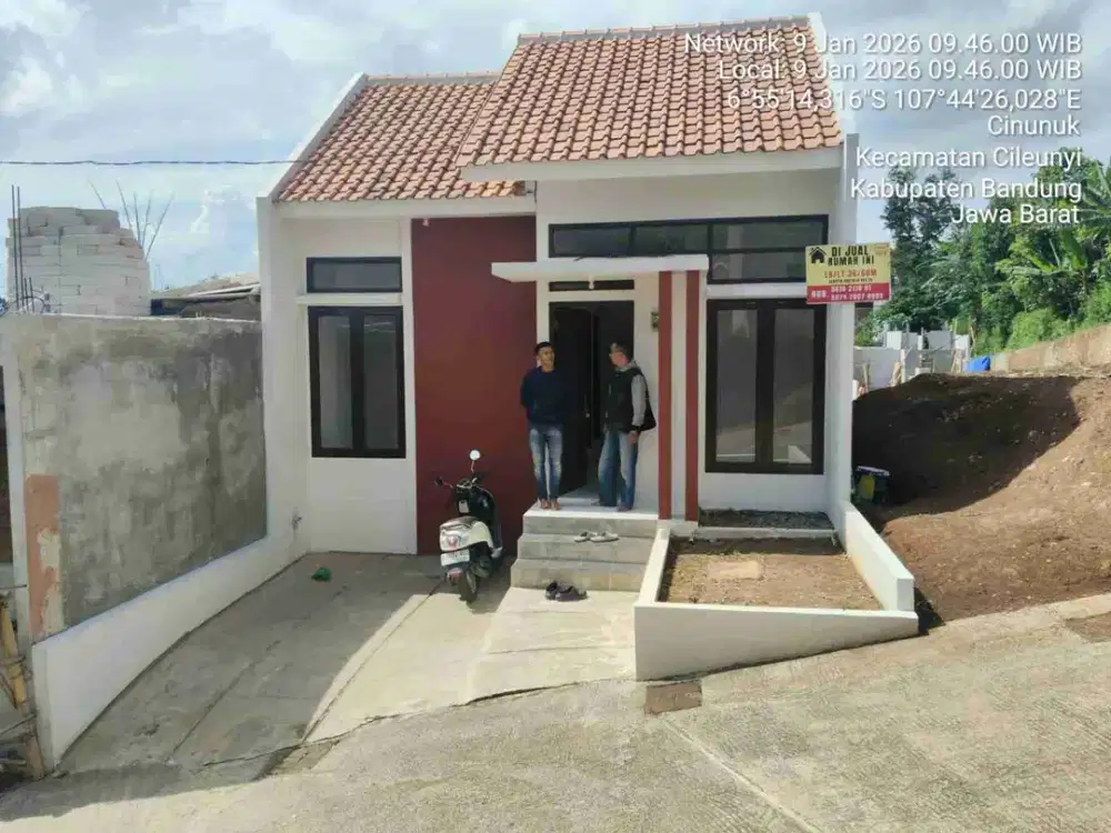 Rumah KPR all in Promo bonus kanopy dan pagar di Bandung Timur