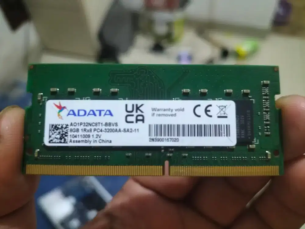 Ram 8 GB DDR4 3200 MHz