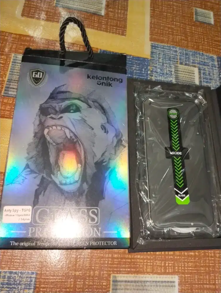 NEW!! TG HP 13 PROMAX & 14+ Anti spay & dpt alat pasang tg nya sendiri