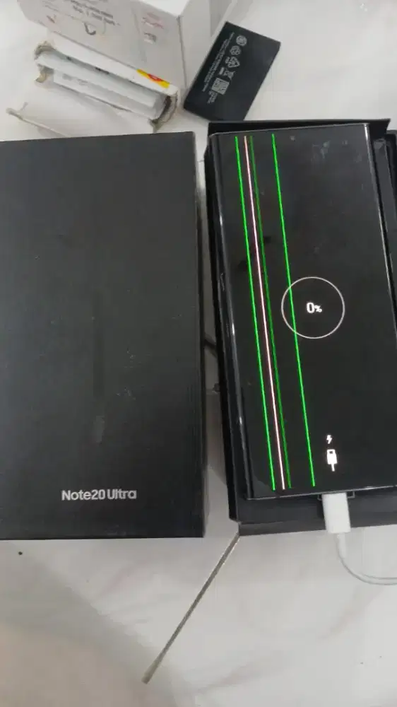 Murah hp Samsung Note 20 ultra layar ori minus garis masih mulus