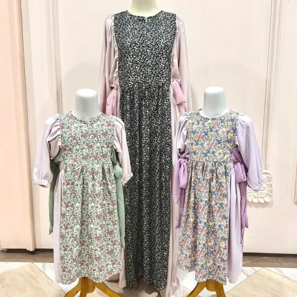 Borong gamis, baju, mukena anak