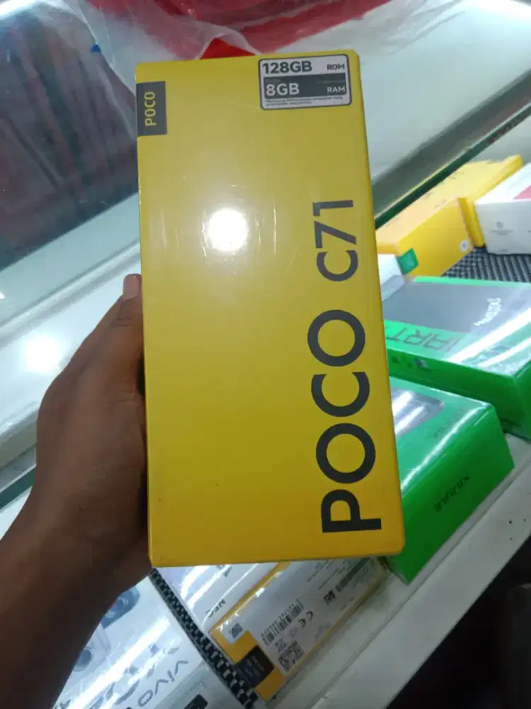 New poco c71 4/128 garansi resmi