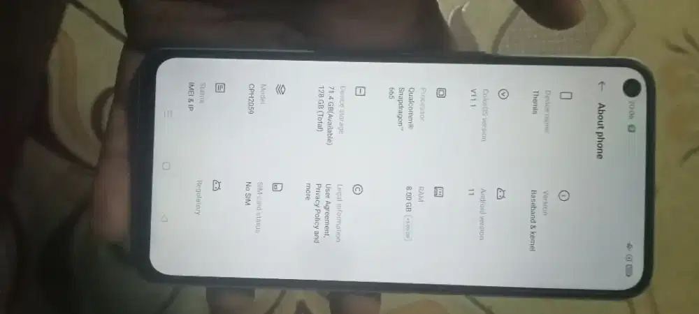 JUAL HP OPPO A92 RAM 8/128