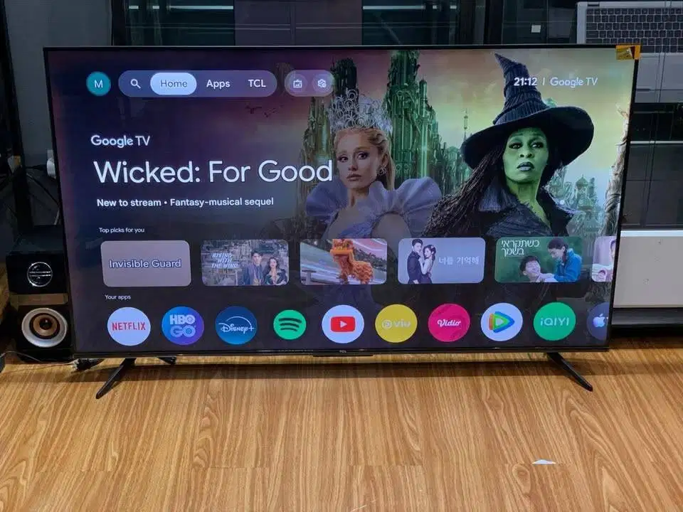TV LED 55Inch Google Tv / Android Tv Merk TCL Digital TV 4K UHD Slim