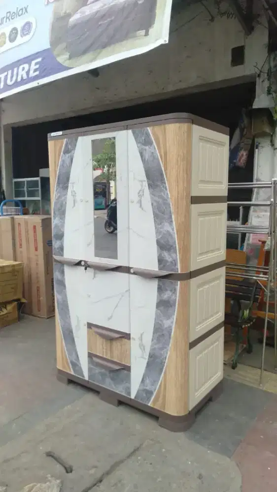 lemari Plastik Olymplast 3 pintu