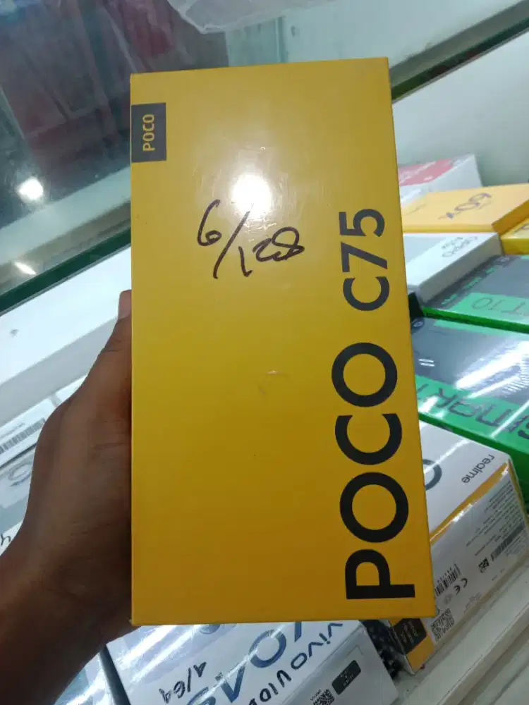 New poco c75 6/128 garansi resmi