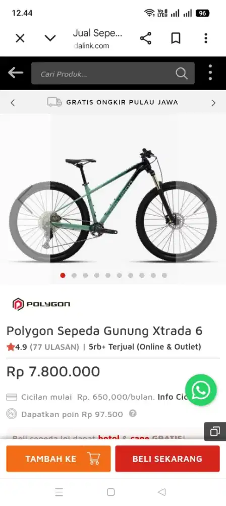 MTB POLYGON XTRADA 6 2022 like new good condition
