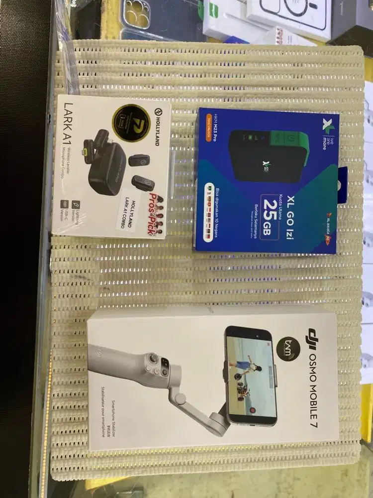 DJI OSMO Moblie 7,XL GO IZI & Hollyland Lark A1 Combo New Segel Murah