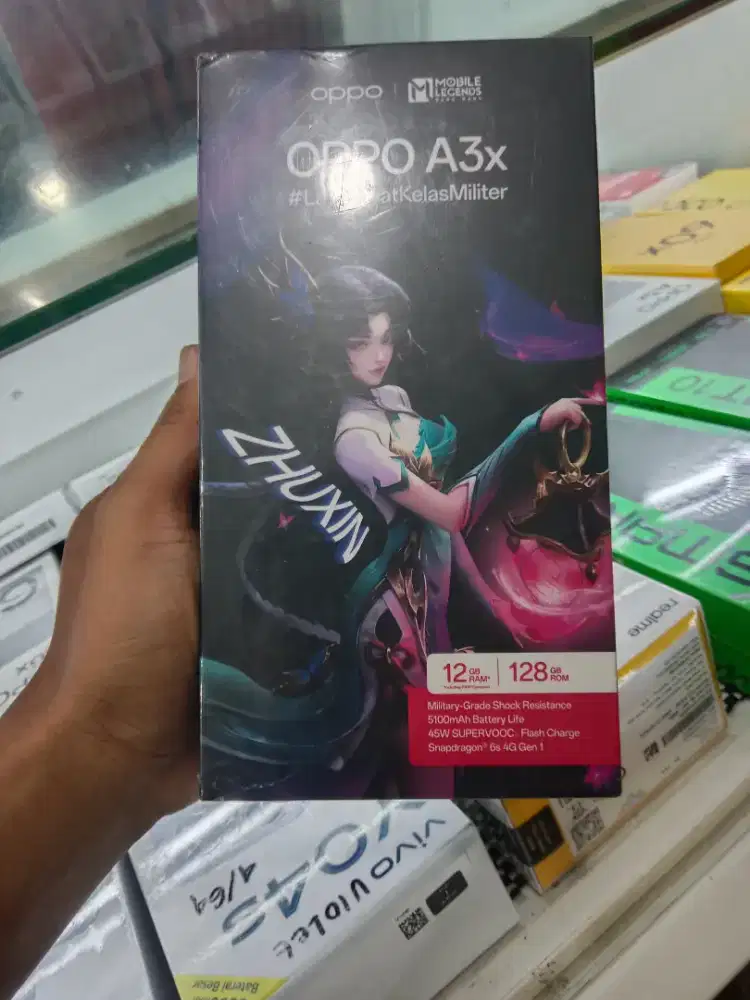New oppo a3x 6/128 garansi 1thn