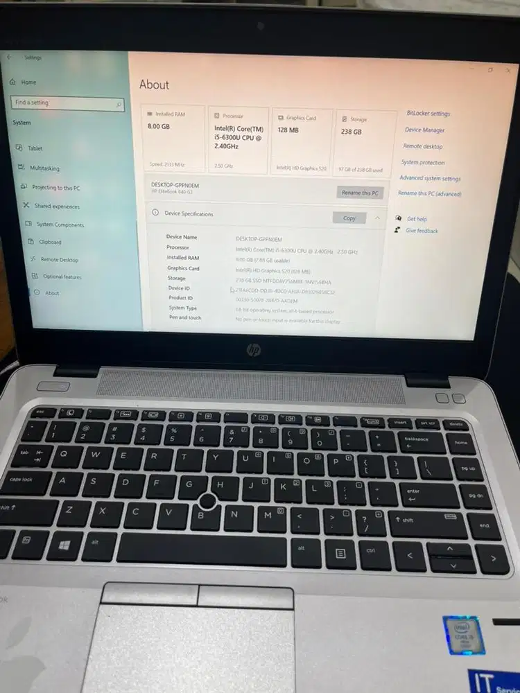Hp elitebook 840 G3