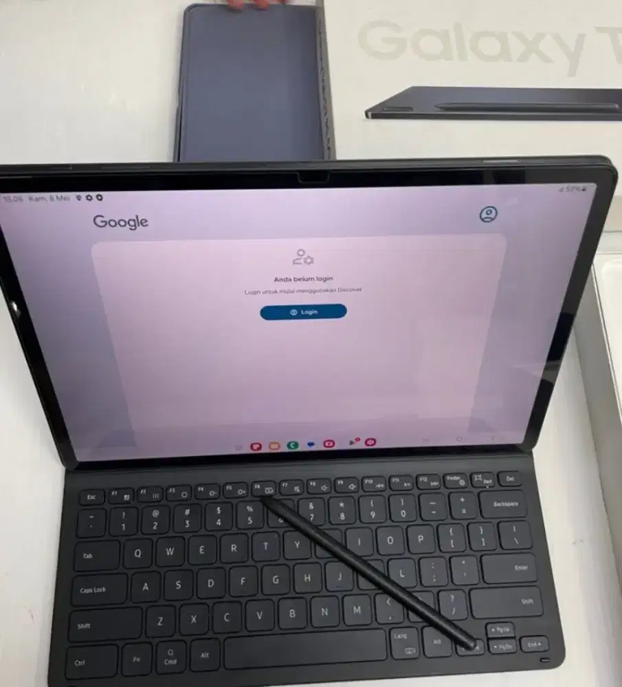Murah Samsung Tab S7 Fe 5G 6/128 lkp ada keyboard dan stylus