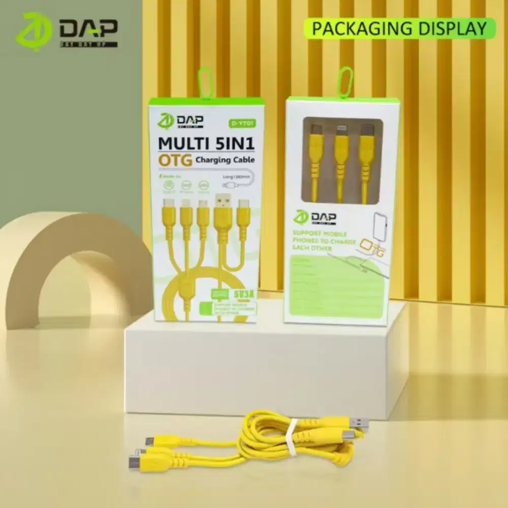 Kabel data  DAP multifungsi 5-in-1
type D-YT01.