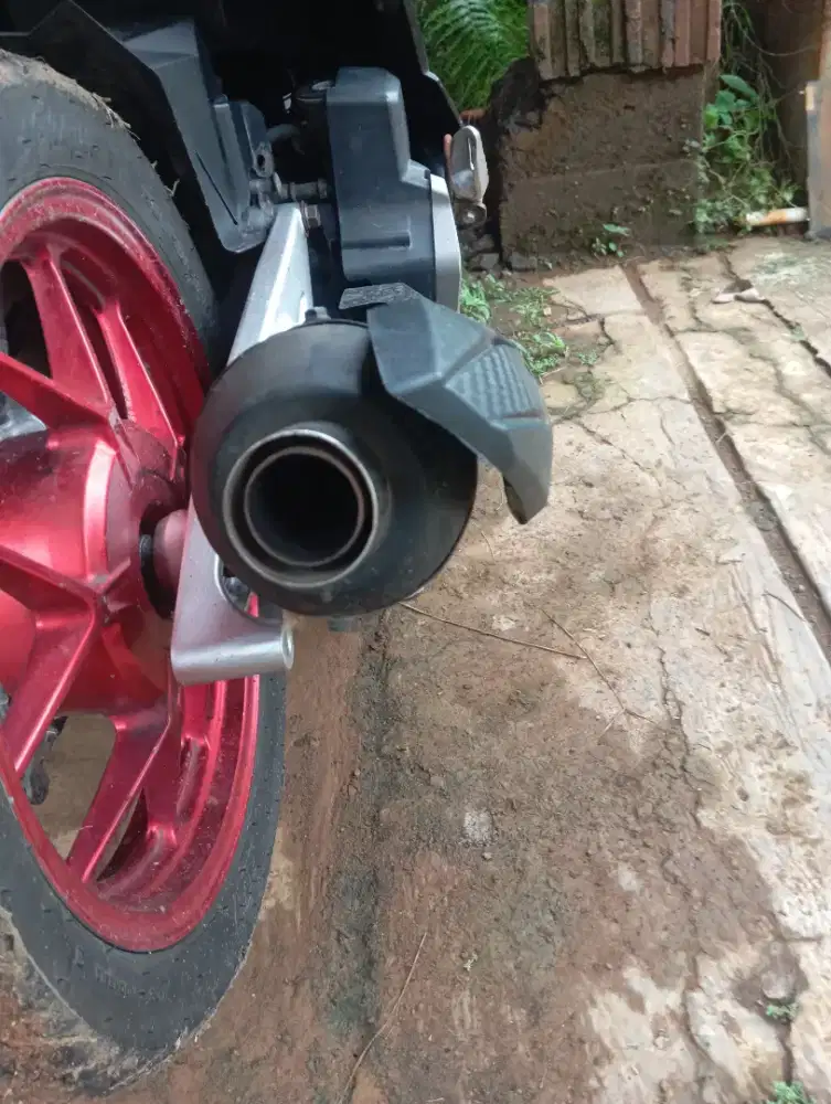 Knalpot racing vario led old