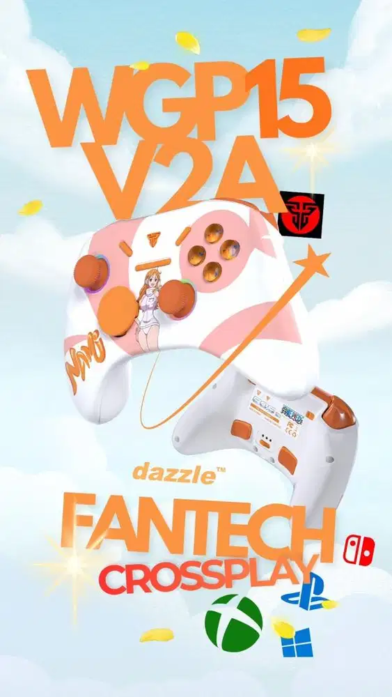 GAMEPAD FANTECH WGP15V2A NAMI GARANSI 1 TAHUN