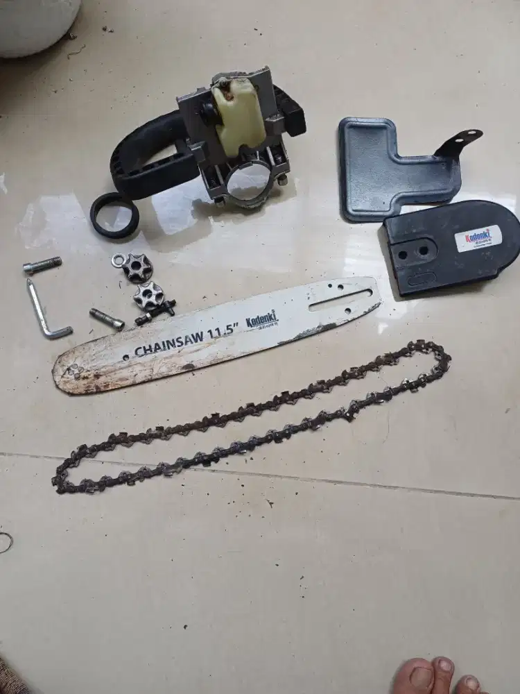 Adapter adaptor gerinda listrik ke sinso chainsaw