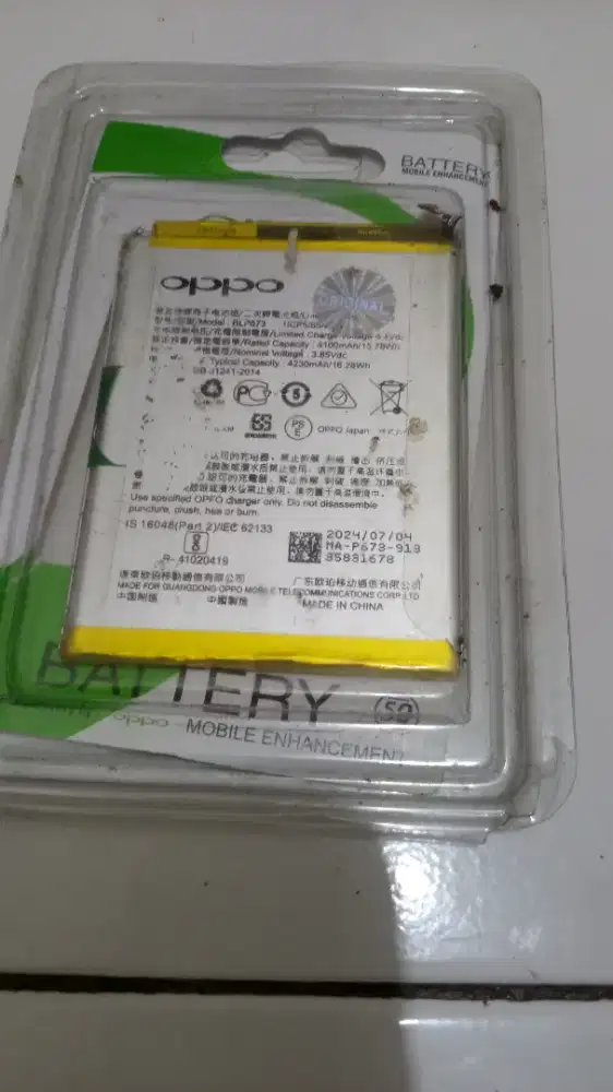 BATERAI OPPO F3 PLUS PABRIKAN.