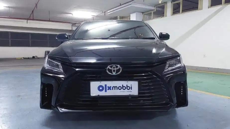 TDP 12JT, TERMURAH Toyota Vios 1.5 G TSS Bensin-AT Hitam 2023