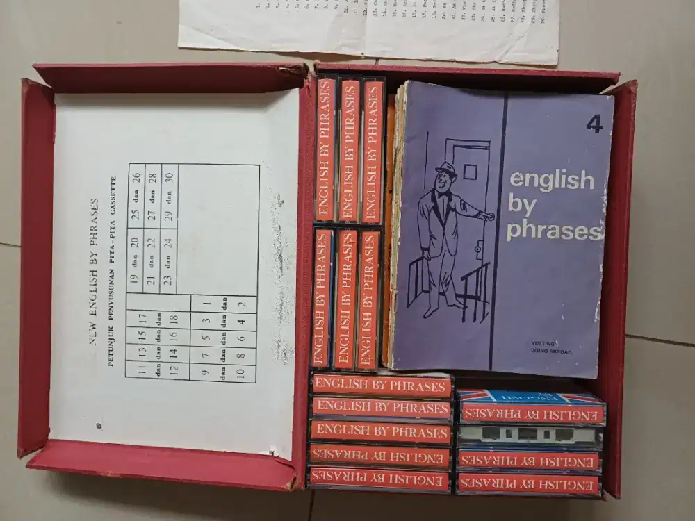 Kaset pita belajar bhs inggris