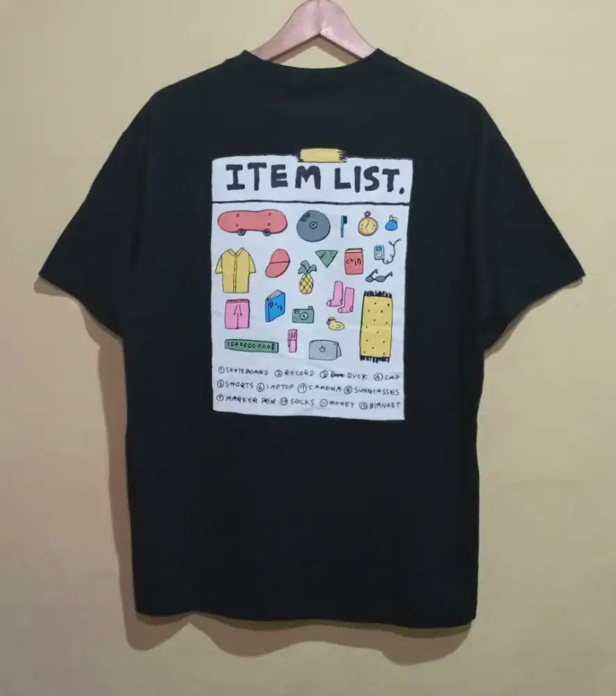 VANS ITEM LIST BLACK TEE