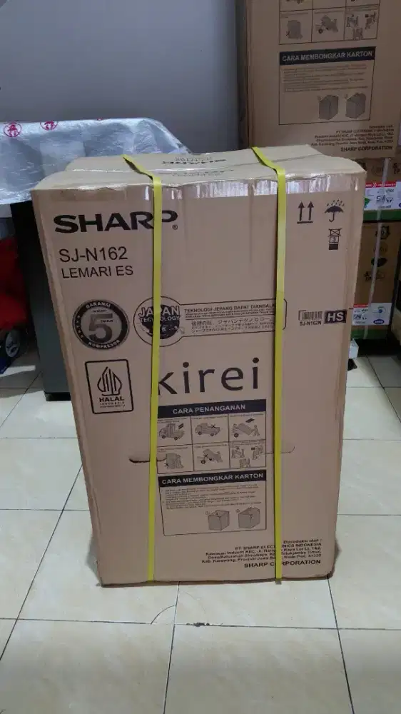 Kulkas sharp 1pintu baru