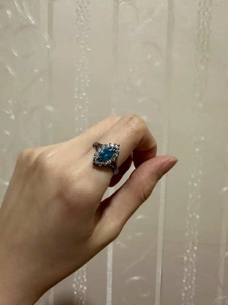 Cincin Batu Turquise Blue