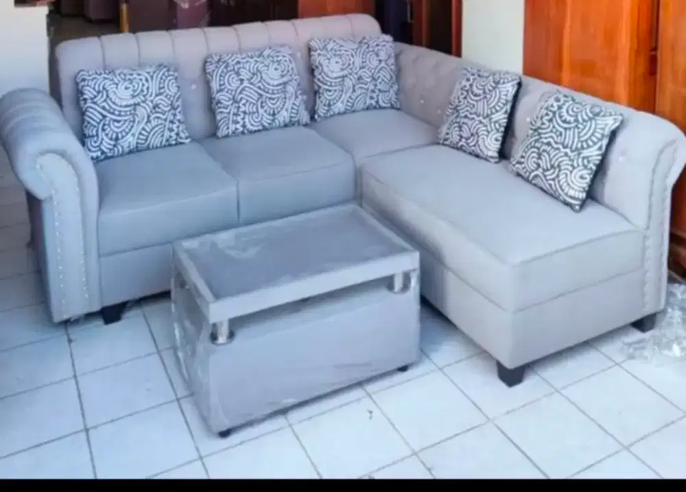 Jual sofa L masih bagus