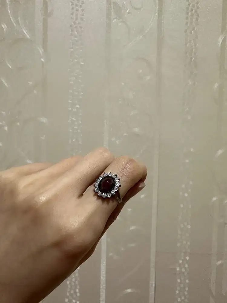 Cincin Batu Warna Amethyst