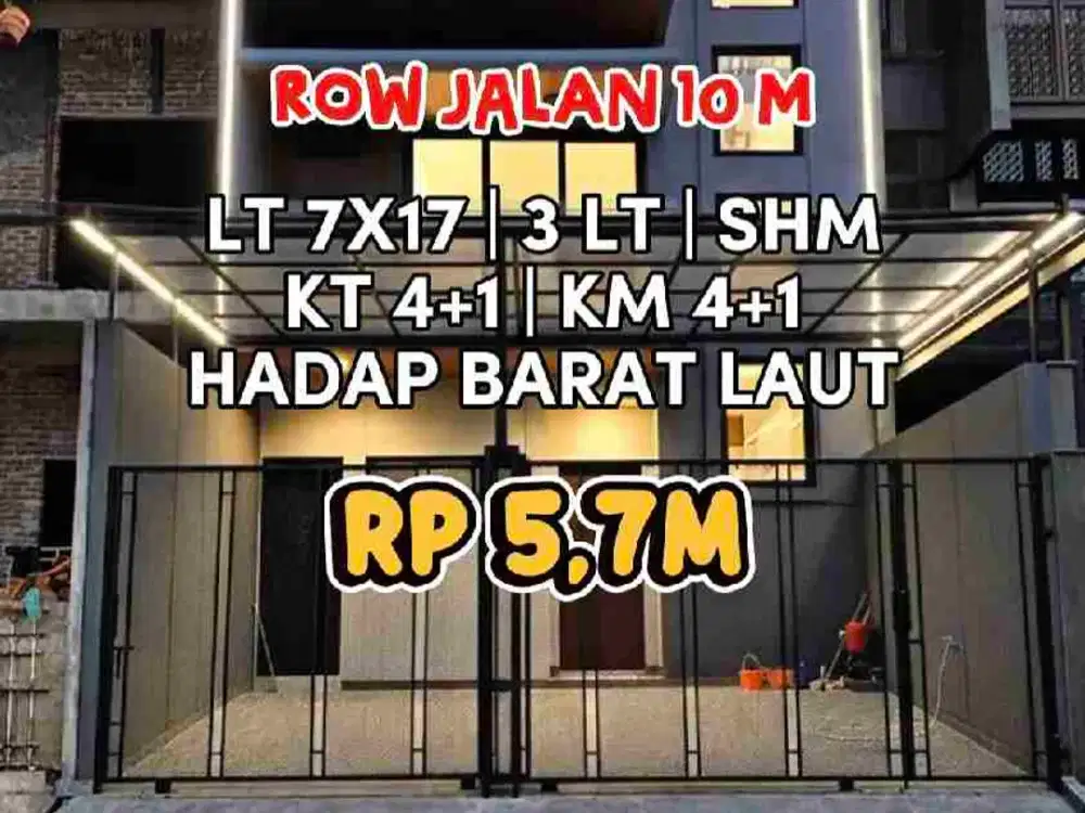 Wilson Rumah baru di taman kedoya baru row jalan 10 meter