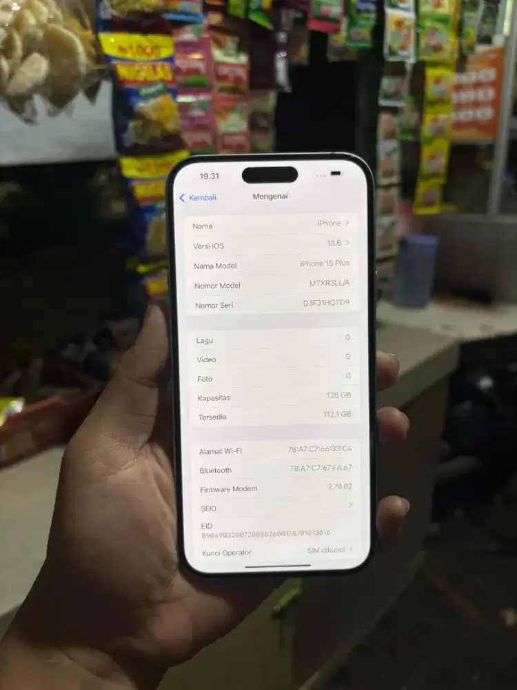 iPhone 15plus 128 inter