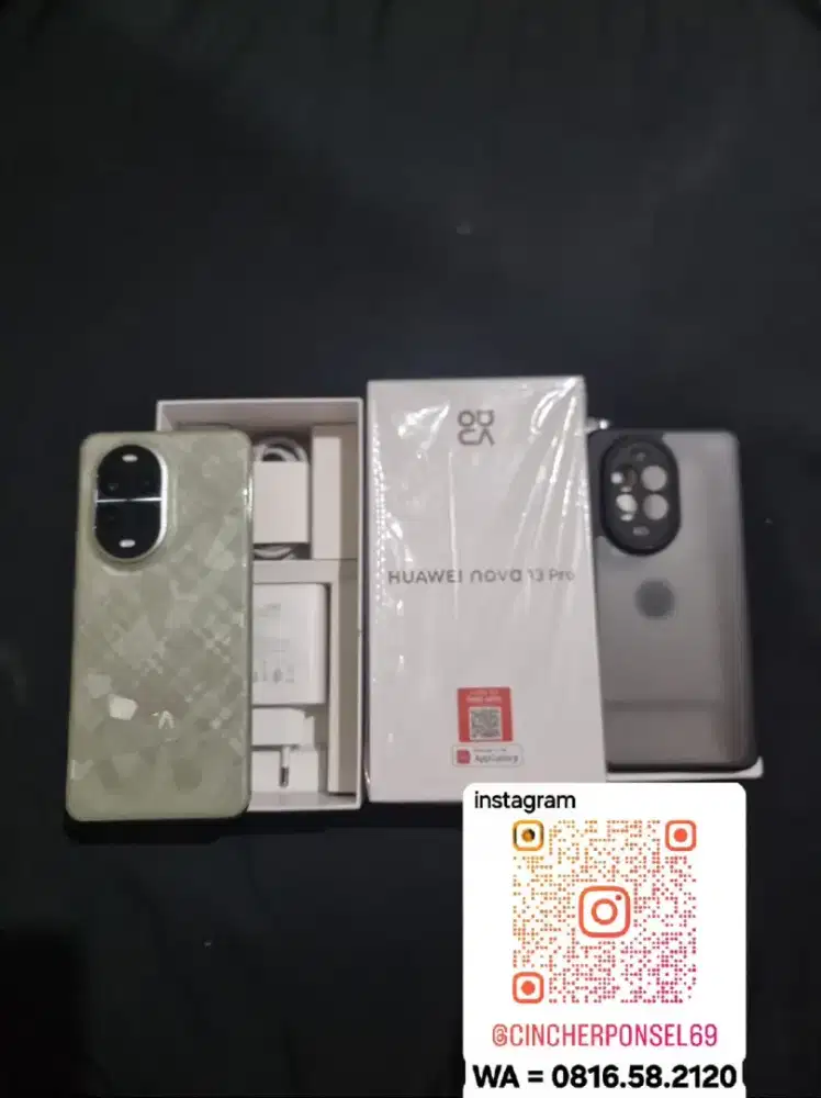 Jual hp review likeNEW Huawei Nova 13 Pro 12/512 ISTIMEWA blum sebulan
