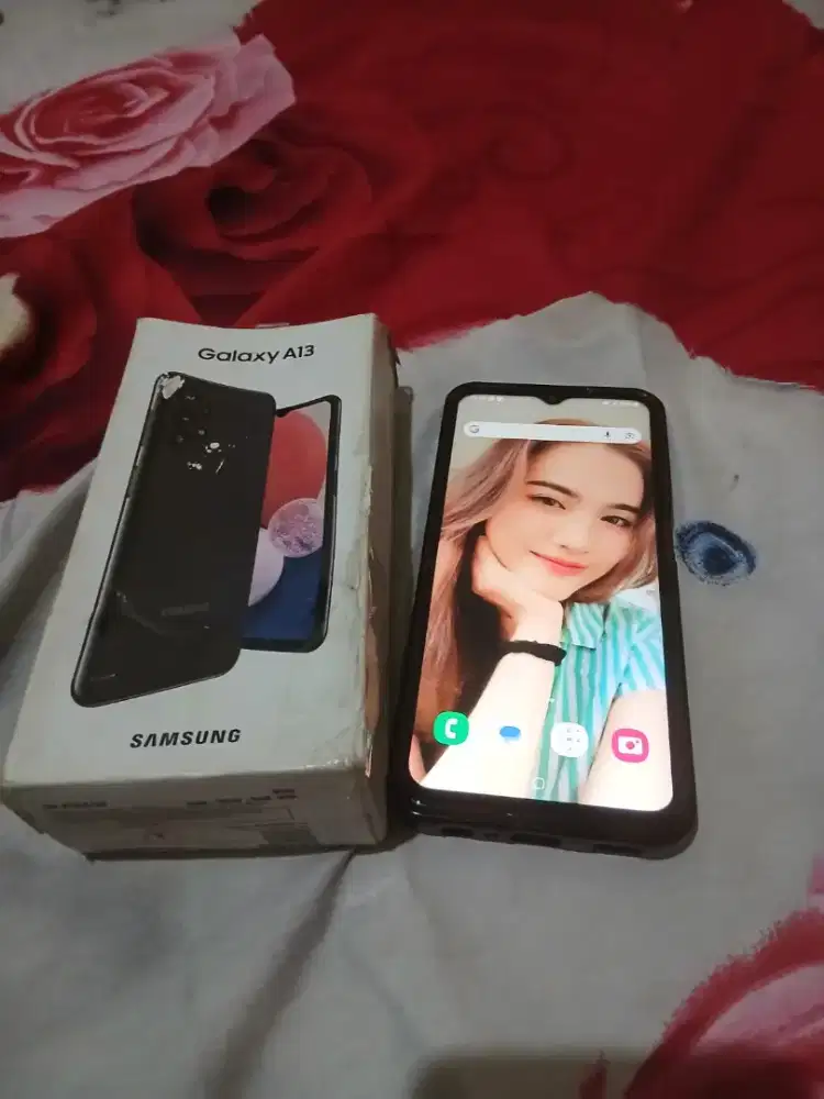 Samsung a13 ram 6/128 fulset normal