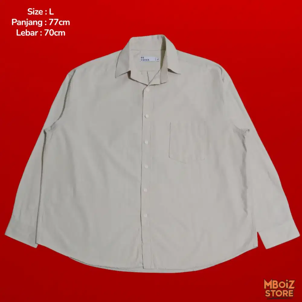 Kemeja Polos Jumbo Recover
