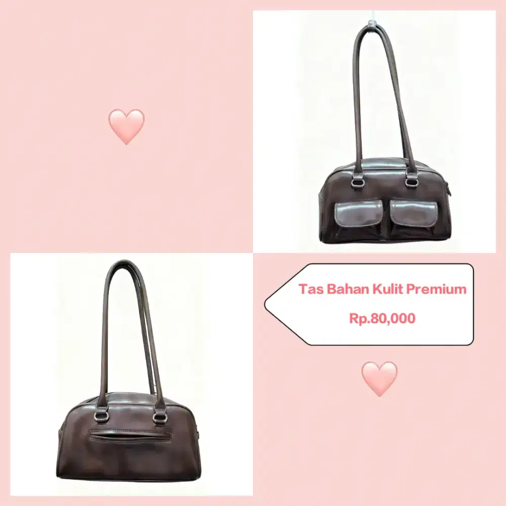 TAS BAHAN KULIT PREMIUM OBSIDIAN WALLNUT