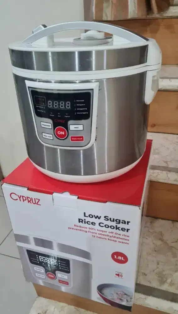 Cypruz Rice Cooker Rendah Kalori RC-0501 Rendah Gula 1,8 Liter