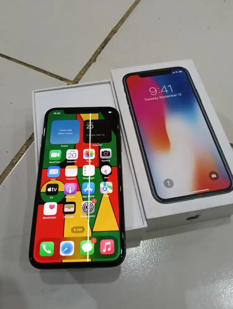 Iphone x 64gb all operator fullset