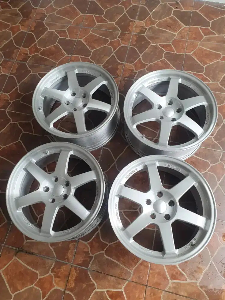 Velg TE37 R18 Lebar 8.5 ET42 HRV CRV CIVIC INNOVA MAZDA DLL