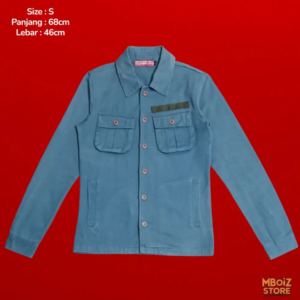 Kemeja polos Bone Shakers