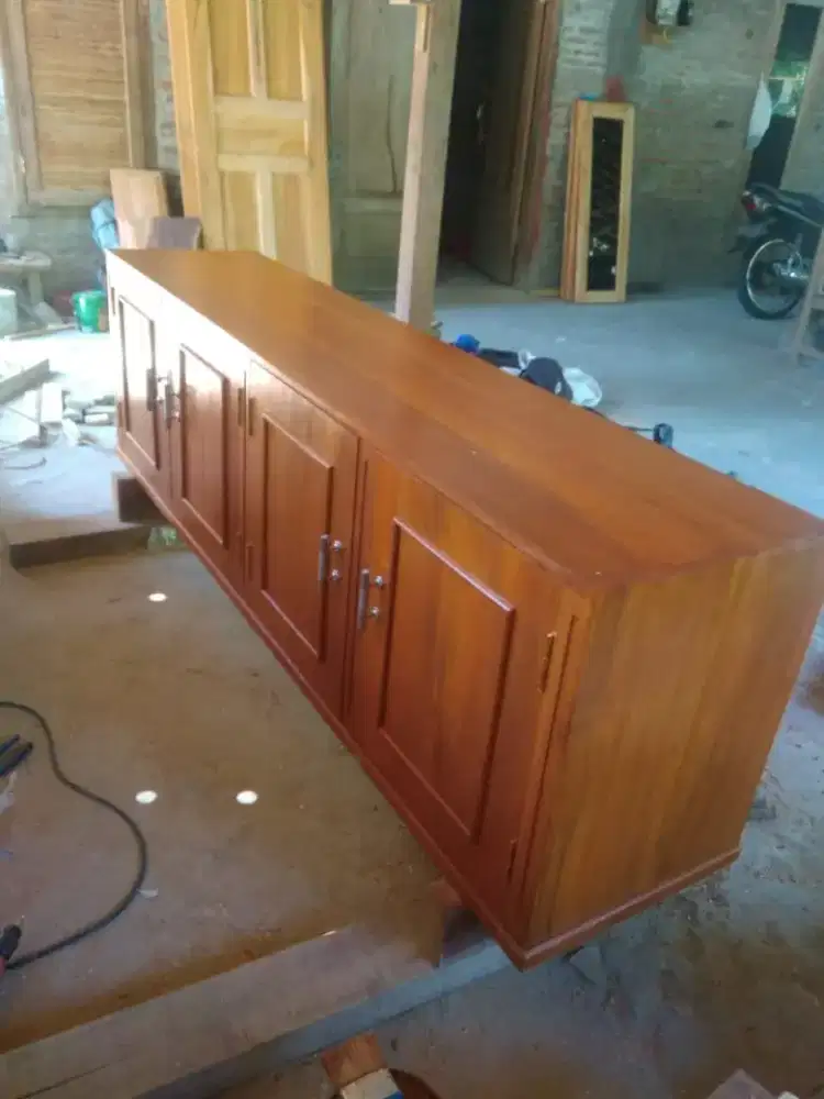 Lemari dapur/khicen set bahan kayu jati