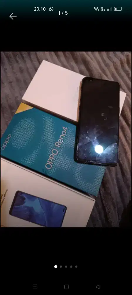 Oppo Reno 4 ram 8+5 internal 128