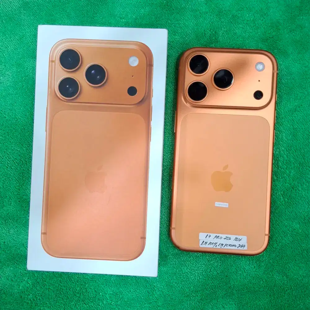 iPhone 17 Pro 256gb iBox, CC 0 garansi 19 Feb, Free Adapter