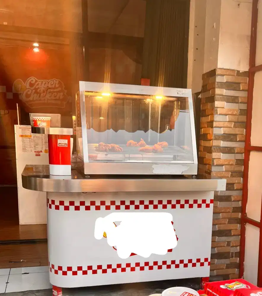 1 Set peralatan untuk jualan Ayam Goreng tepung seperti Dkriuk