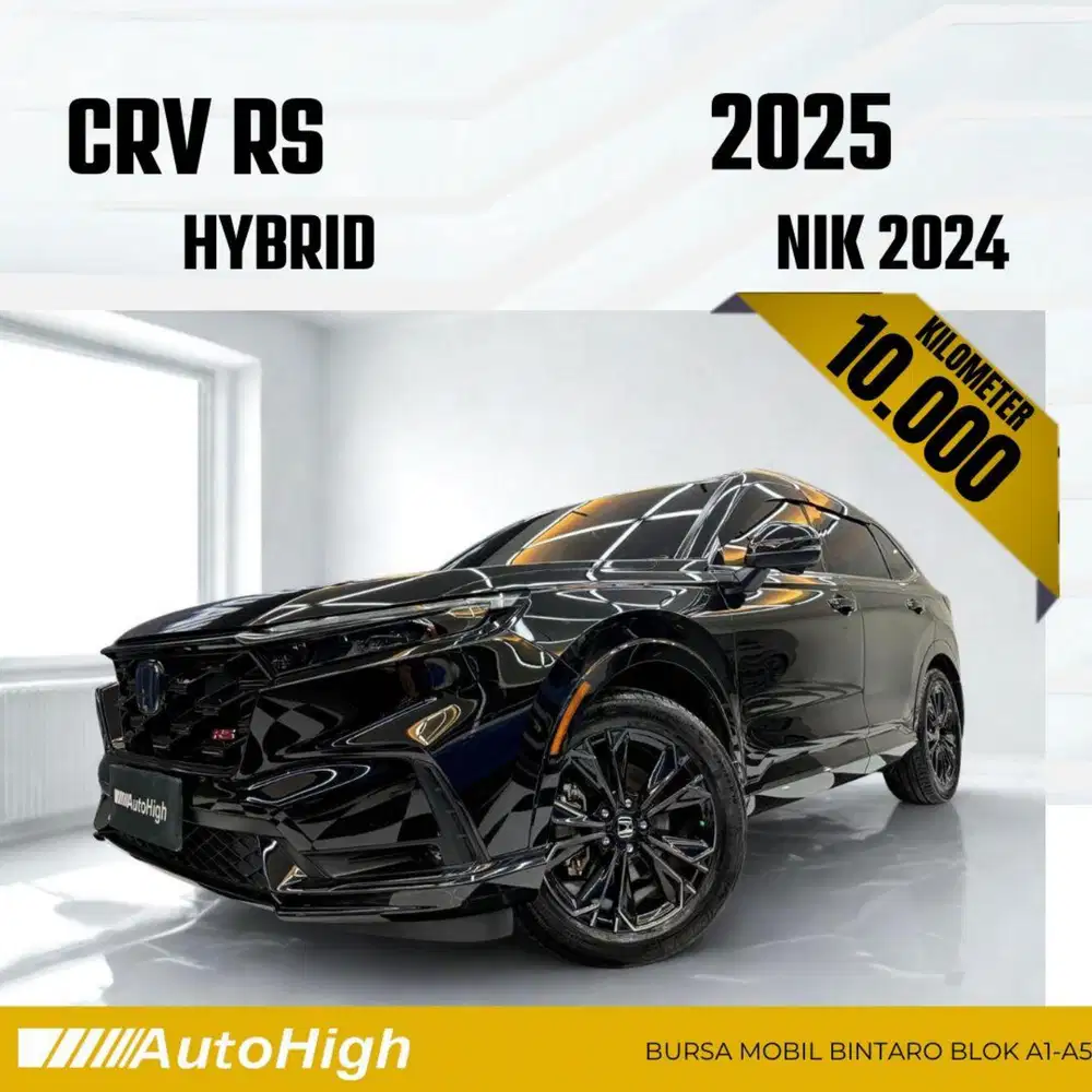 DP10% [Km10.000] CRV RS Hybrid 2024 Black / CR-V Reg 2025 #AUTOHIGH