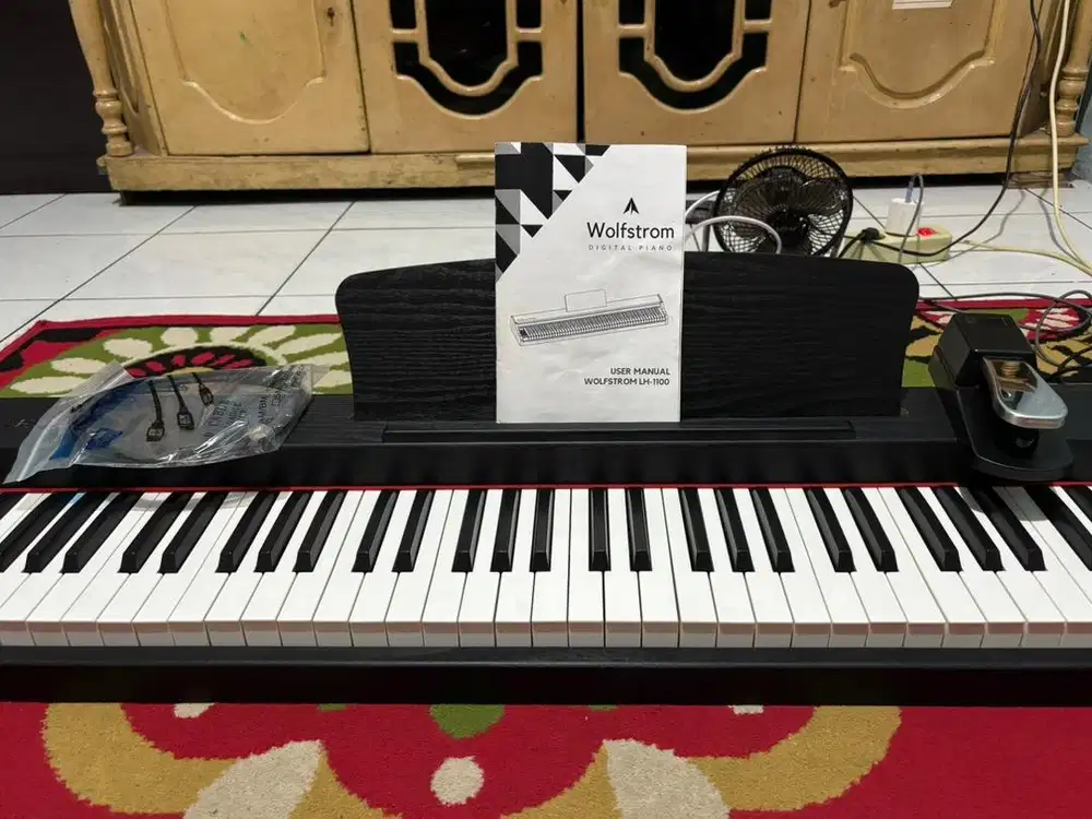 Wolfstrom LH-1100 Digital Piano Keyboard Elektrik 88 Keys
