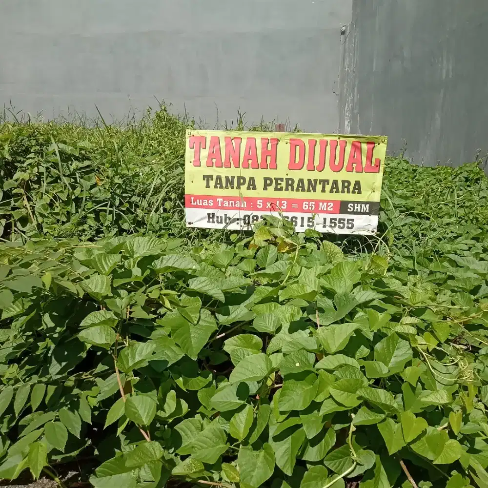 Tanah dijual Tanpa Perantara