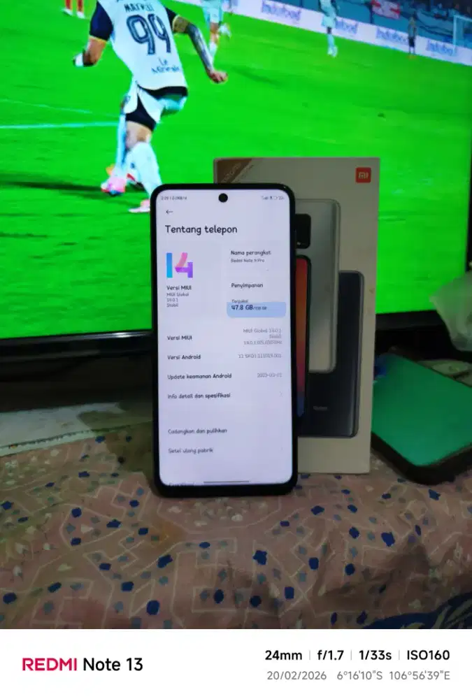 Redmi note 9 pro 8/128