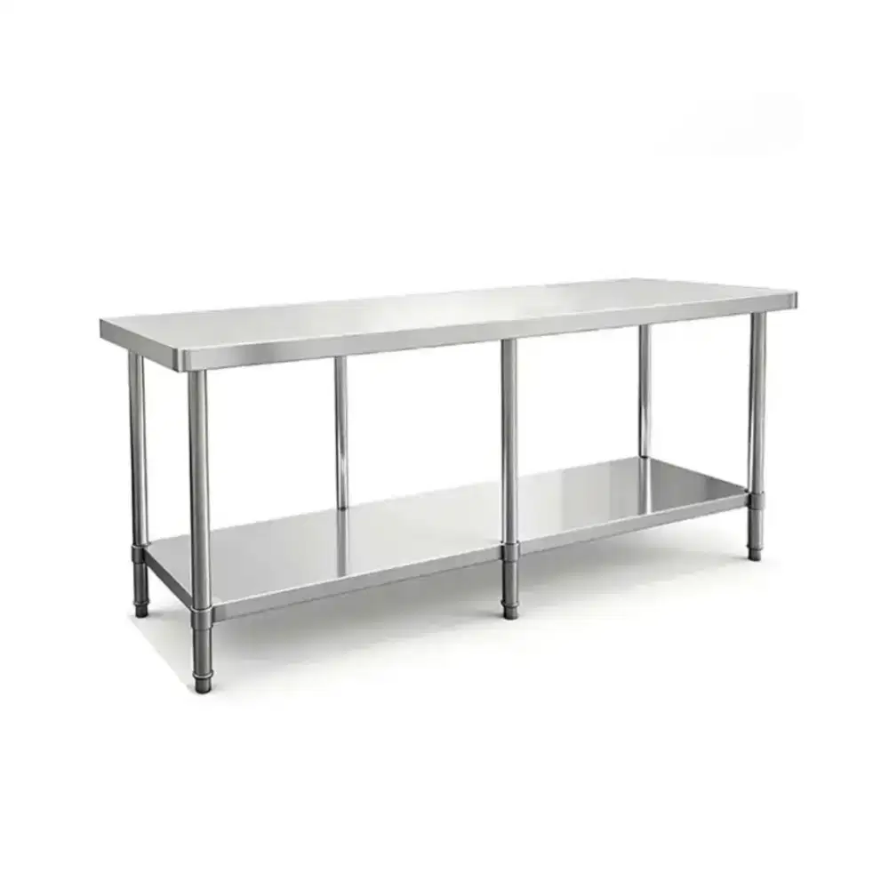 Meja Stainless Steel Panjang 2 Meter