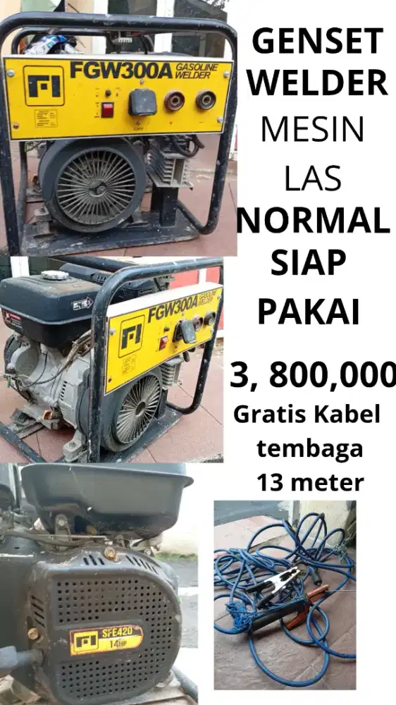 Genset Welder/ Las