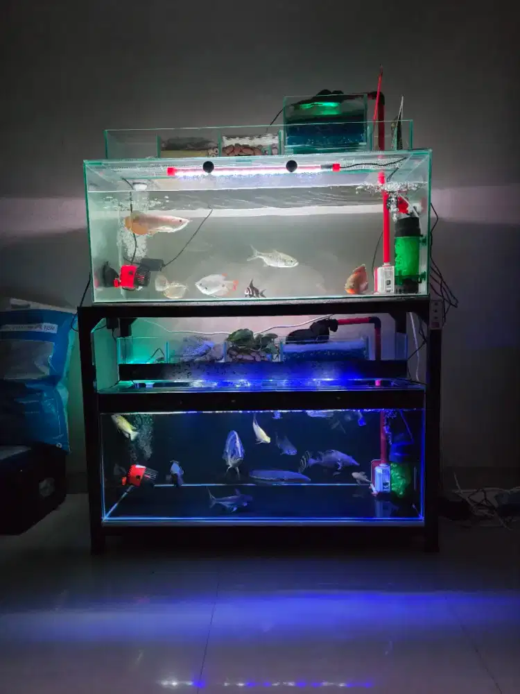 Aquarium 100x40x40 top filter