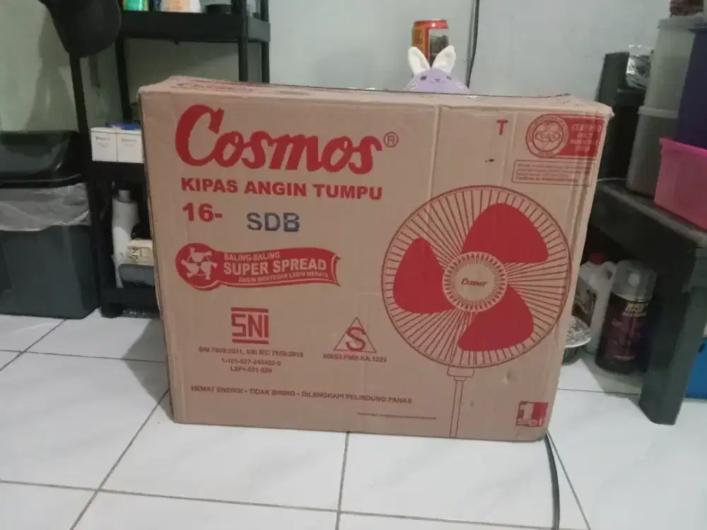 HRGA:230NET PAS,BARU BELOM PAKE,kIPAS ANGIN COSMOS 16-SDB LOKASI PANAM